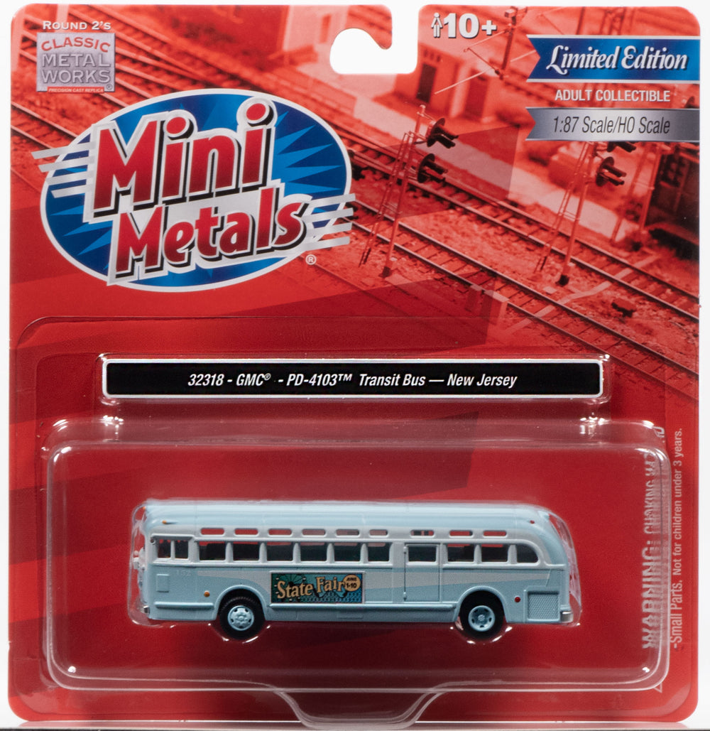 Classic Metal Works GMC TDH-3610 Transit Bus (New Jersey) 1:87 HO Scale