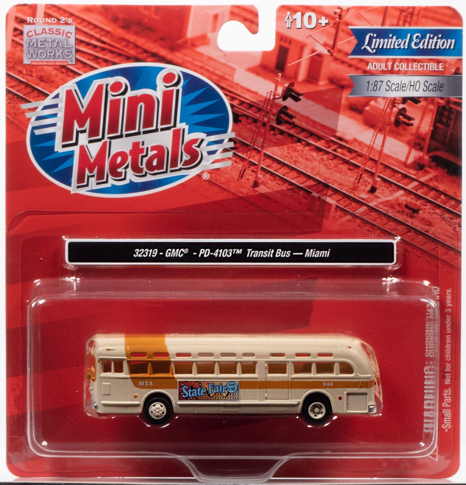 Classic Metal Works GMC TDH-3610 Transit Bus (Miami) 1:87 HO Scale