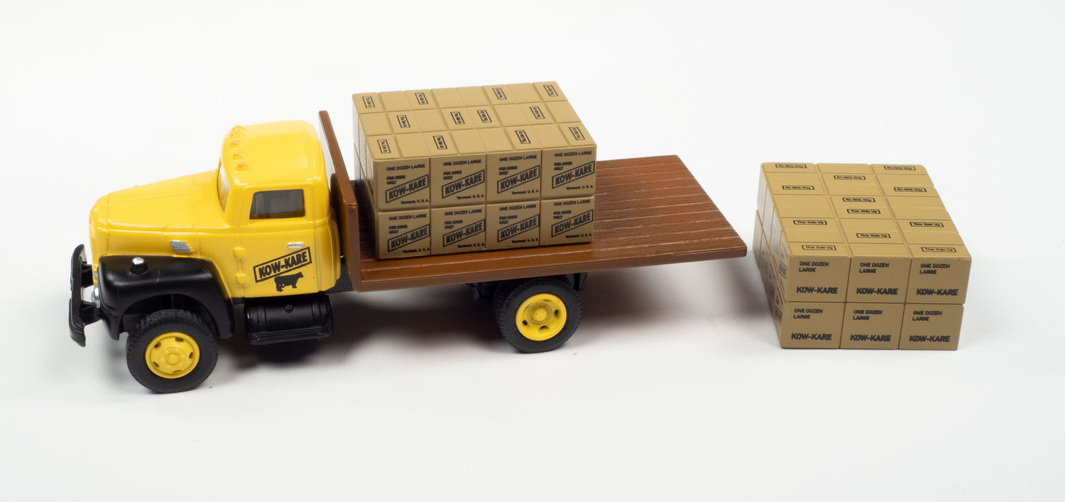Classic Metal Works I.H. R-190 Flatbed Truck w/KowKare Shipping Crates 1:87 HO Scale