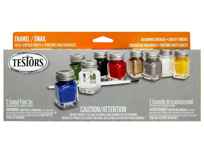 Testors Enamel Paint Kit: 6 Colors Hobby Set