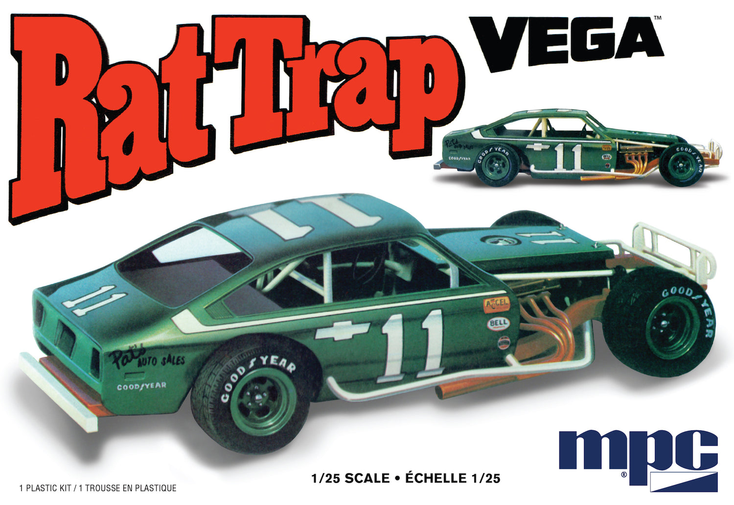 MPC 1974 Chevy Vega Modified "Rat Trap" 1:25 Scale Model Kit