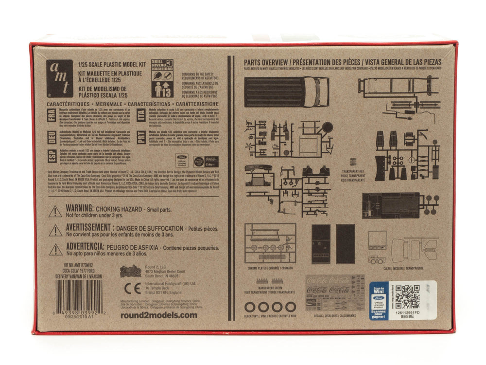 AMT 1977 Ford Van w-Vending Machine (Coca-Cola) 1:25 Scale Model Kit