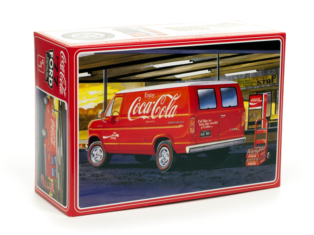 AMT 1977 Ford Van w-Vending Machine (Coca-Cola) 1:25 Scale Model Kit