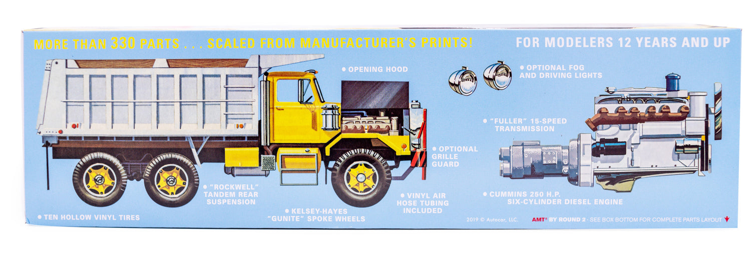 AMT Autocar Dump Truck 1:25 Scale Model Kit