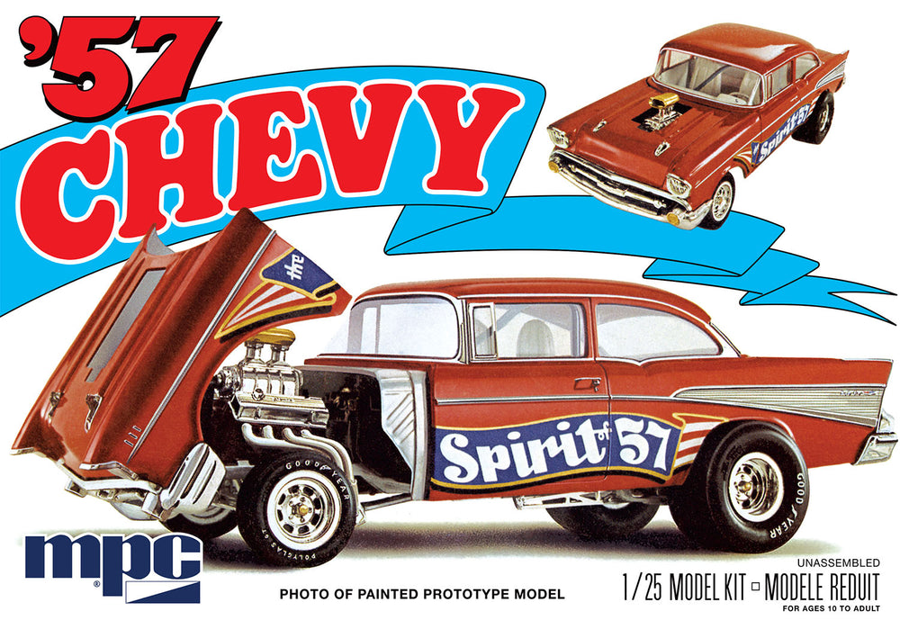 MPC 1957 Chevy Bel Air "Spirit of 57" 1:25 Scale Model Kit