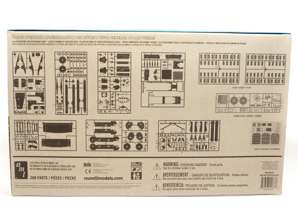 AMT Construction Bulldozer 1:25 Scale Model Kit