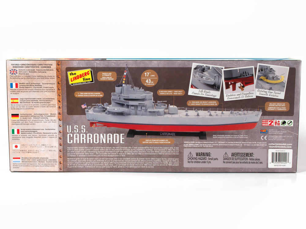 Lindberg USS Carronade 1:168 Scale Model Kit
