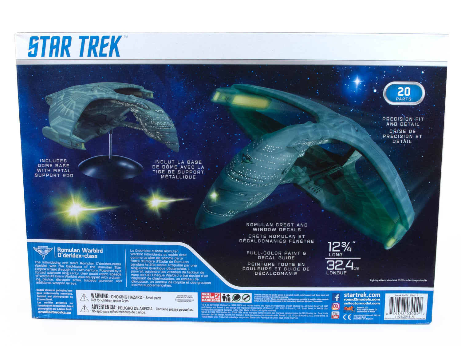 AMT Star Trek Romulan Warbird 1:3200 Scale Model Kit