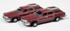 Classic Metal Works 1976 Buick Estate Wagon (Independence Red Poly) (2-Pack) 1:160 N Scale
