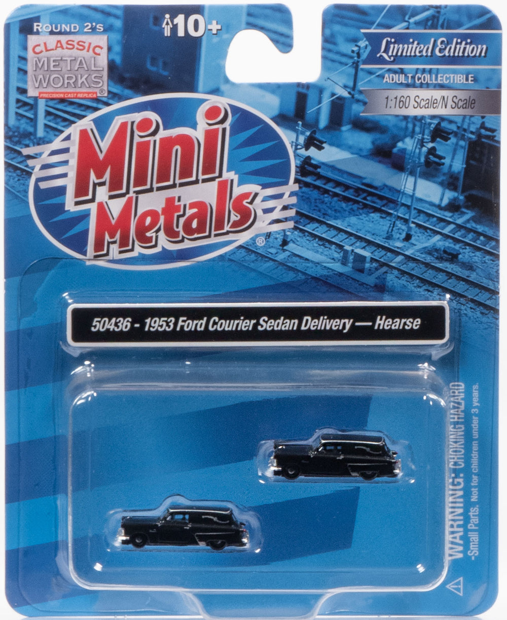 Classic Metal Works 1953 Ford Hearse (2-Pack) 1:160 N Scale