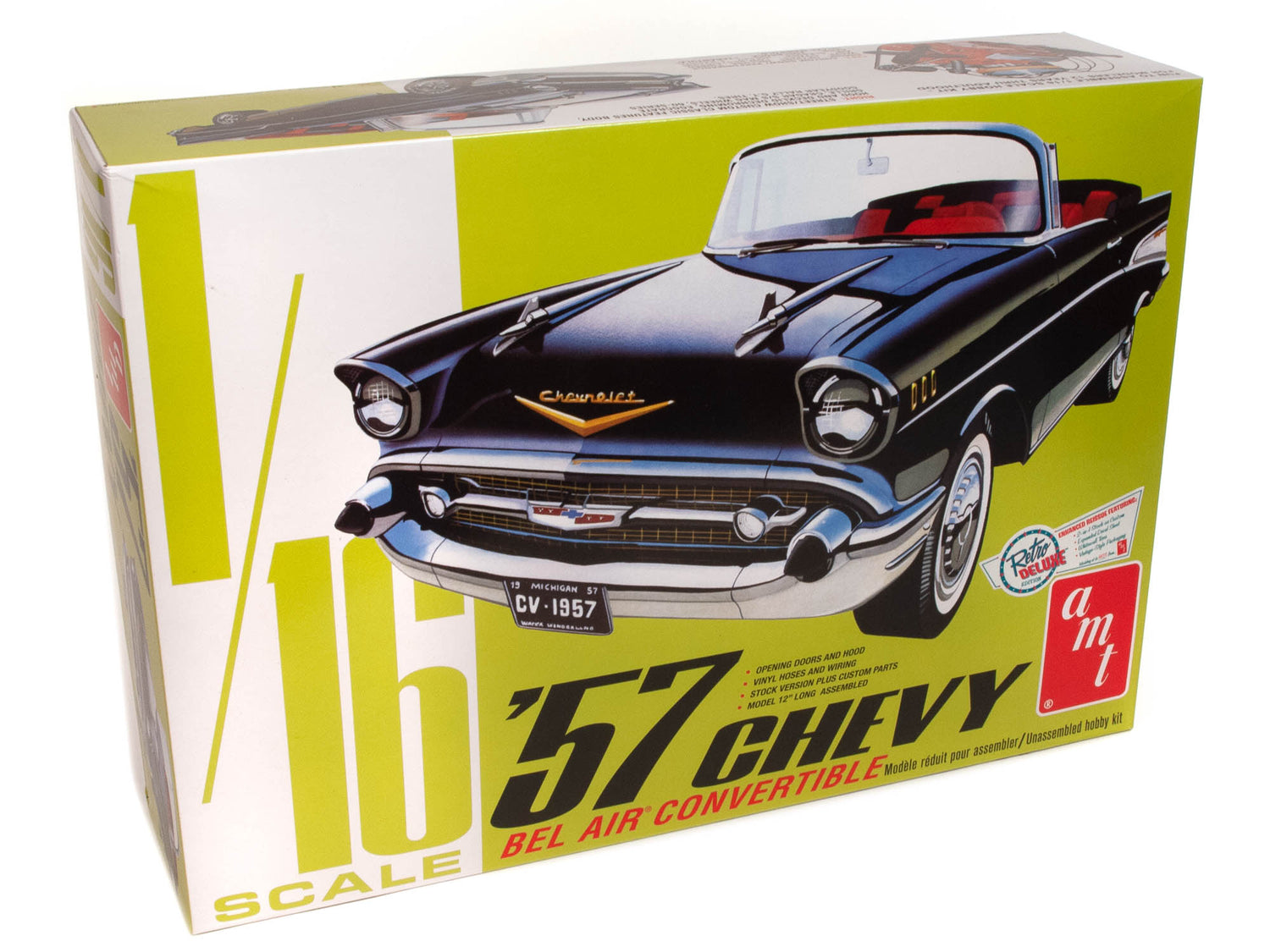 AMT 1957 Chevy Bel Air Convertible 1:16 Scale Model Kit