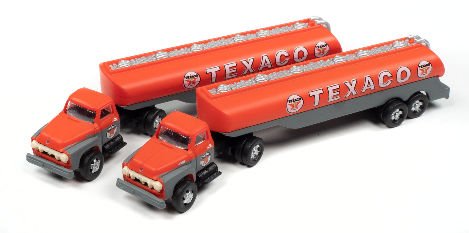 Classic Metal Works 1954 Ford Tractor w/Tanker Trailer (Texaco) (2-Pack) 1:160 N Scale