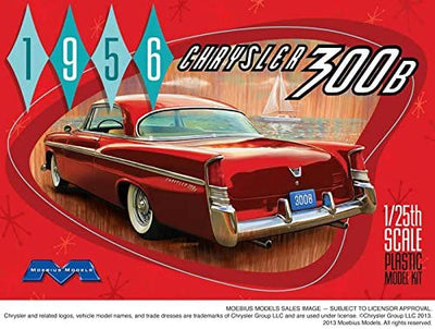 Moebius 1956 Chrysler 300B 1:25 Scale Model Kit