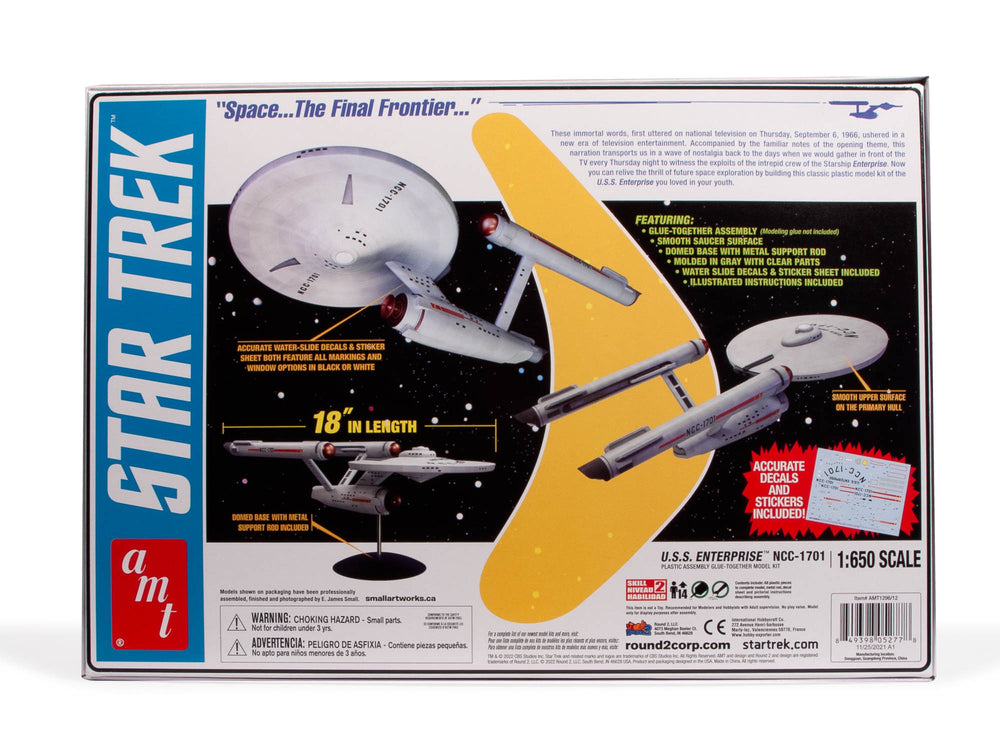 AMT Star Trek Classic U.S.S. Enterprise 1:650 Scale Model Kit