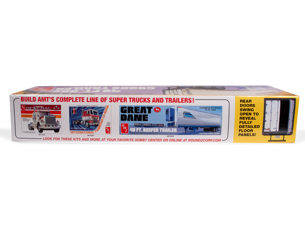 AMT Great Dane Dry Goods Semi Trailer 1:25 Scale Model Kit with complementary model kits