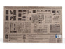 AMT Ford C-900 Gar Wood Load Packer Garbage Truck 1:25 Scale Model Kit parts overview