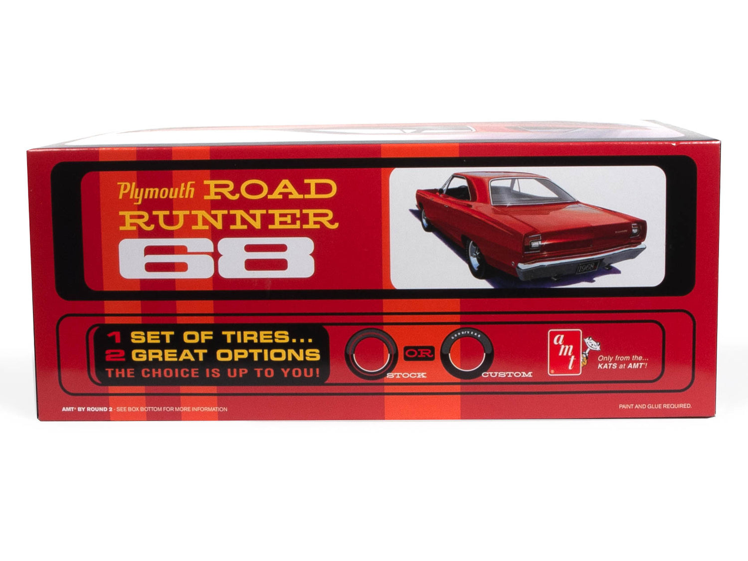 AMT 1968 Plymouth Road Runner Customizing Kit 1:25 Scale Model Kit