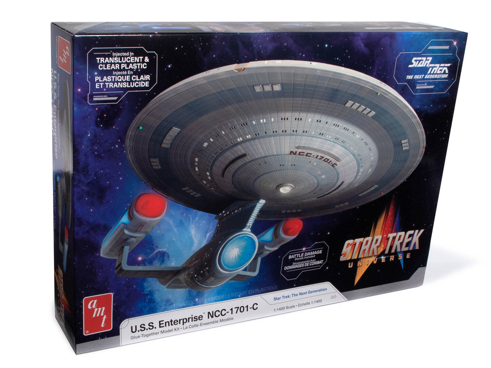 AMT Star Trek U.S.S. Enterprise NCC-1701-C 1:1400 Scale Model Kit