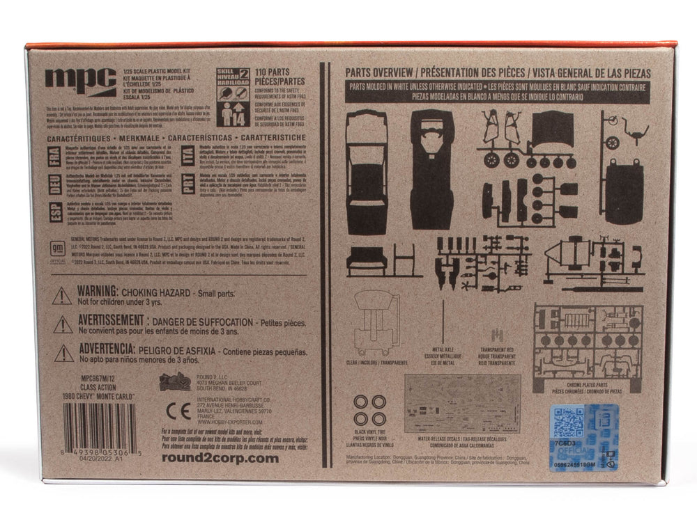 MPC 1980 Chevy Monte Carlo "Class Action" 1:25 Scale Model Kit