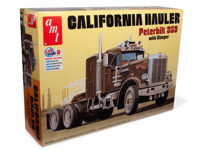 AMT Peterbilt 359 California Hauler w/Sleeper 1:25 Scale Model Kit