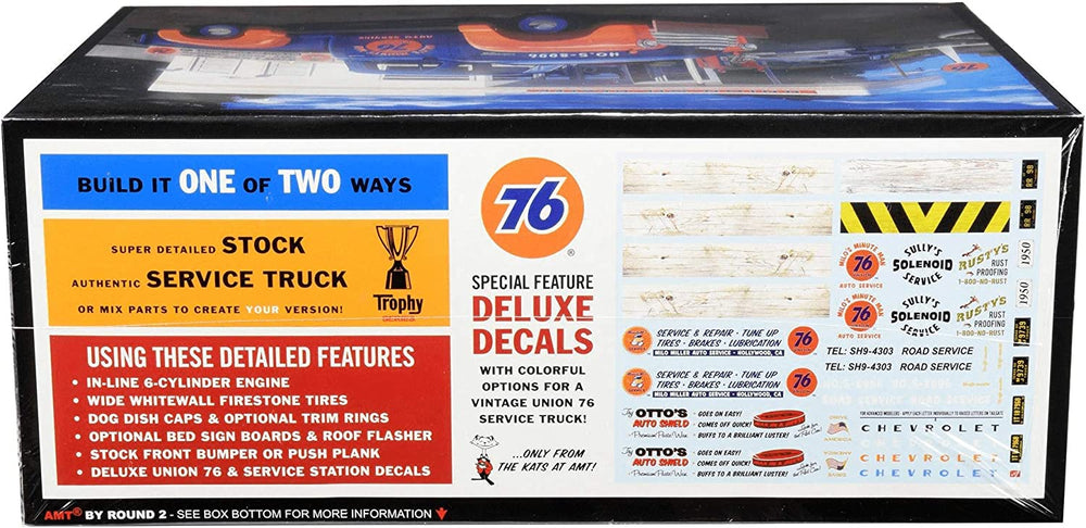 AMT 1950 Chevy Pickup (Union 76) 1:25 Scale Model Kit | Auto World