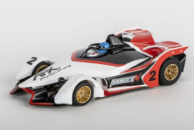 AFX Mega G+ Formula N Blk/Red/White HO Scale Slot Car