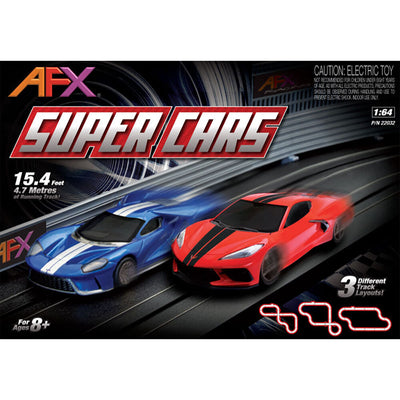 AFX Super Cars 15 foot Track HO Scale Set