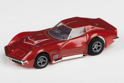 AFX 1970 Corvette LT1 Red Metallic HO Scale Slot Car