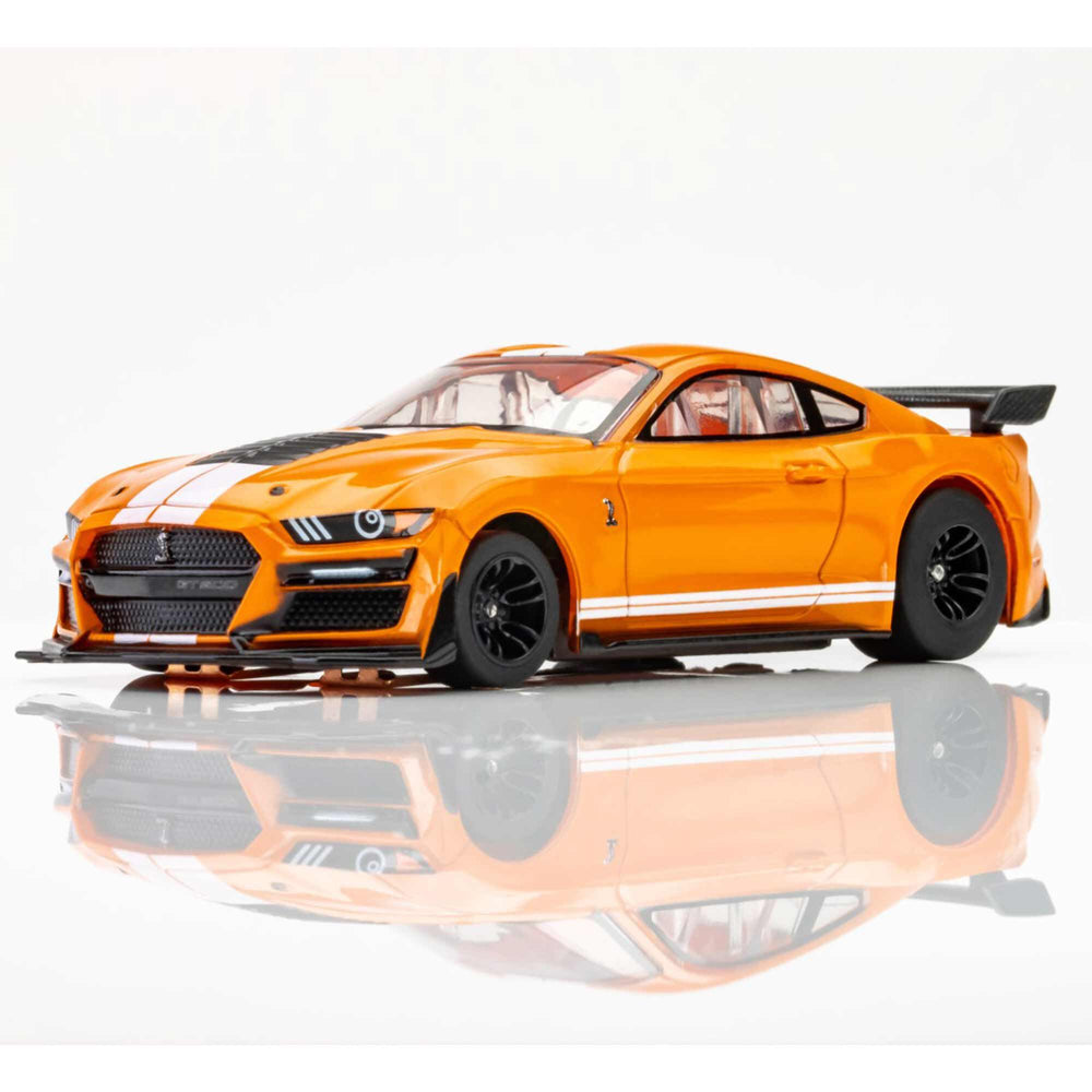 AFX 2021 Shelby GT500- Twister Orange/White HO Scale Slot Car