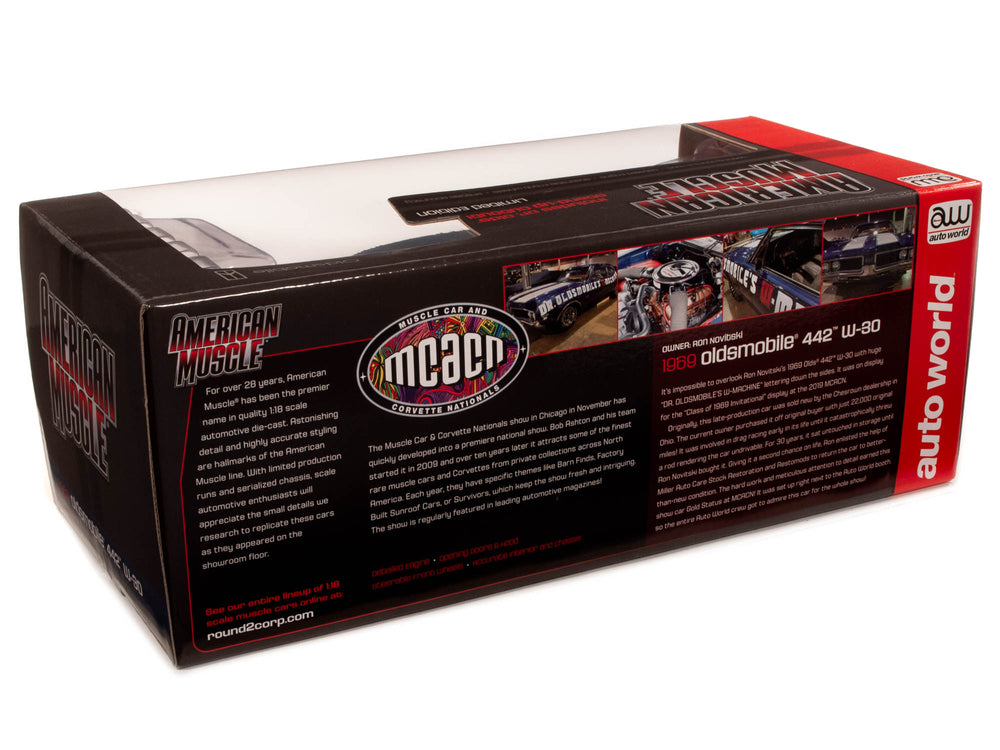 American Muscle 1969 Oldsmobile Cutlass 442 2-Door Coupe (Dr Oldsmobile's W-Machine) (MCACN) 1:18 Scale Diecast