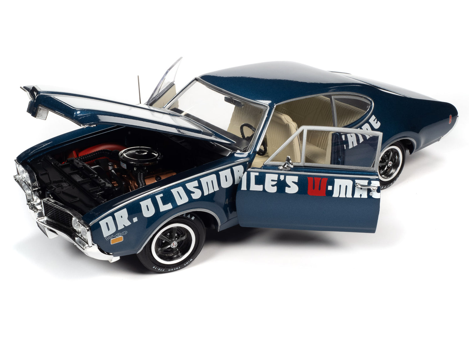 American Muscle 1969 Oldsmobile Cutlass 442 2-Door Coupe (Dr Oldsmobile's W-Machine) (MCACN) 1:18 Scale Diecast