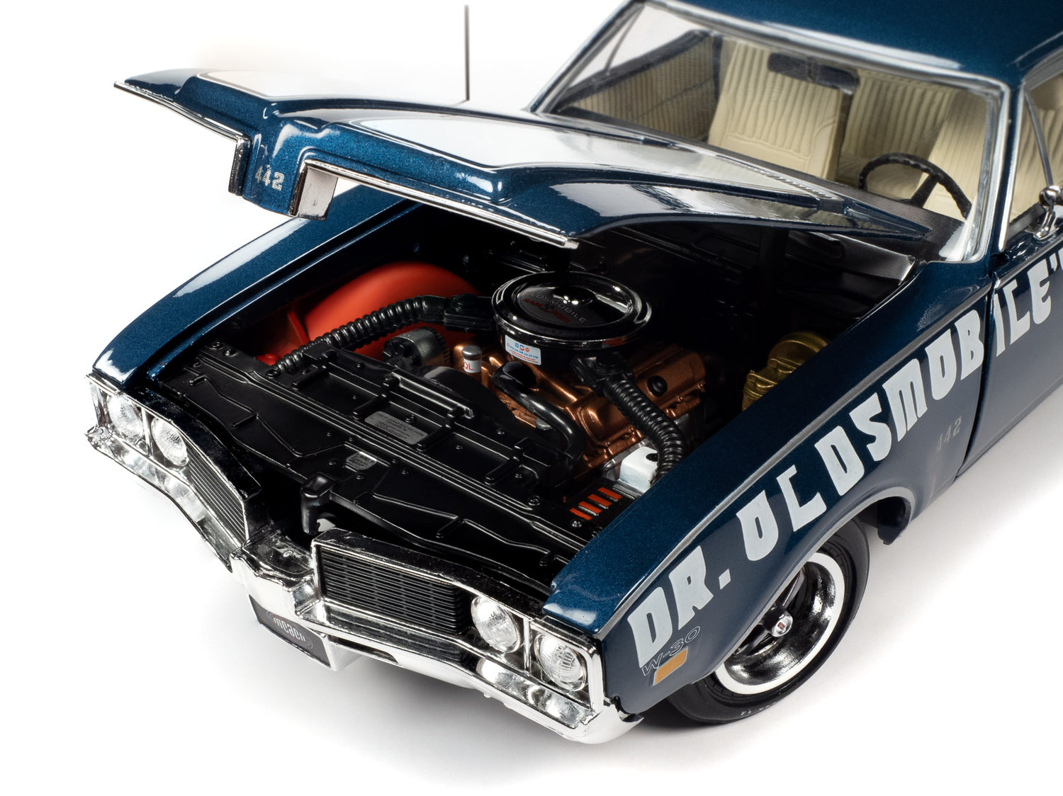 American Muscle 1969 Oldsmobile Cutlass 442 2-Door Coupe (Dr Oldsmobile's W-Machine) (MCACN) 1:18 Scale Diecast