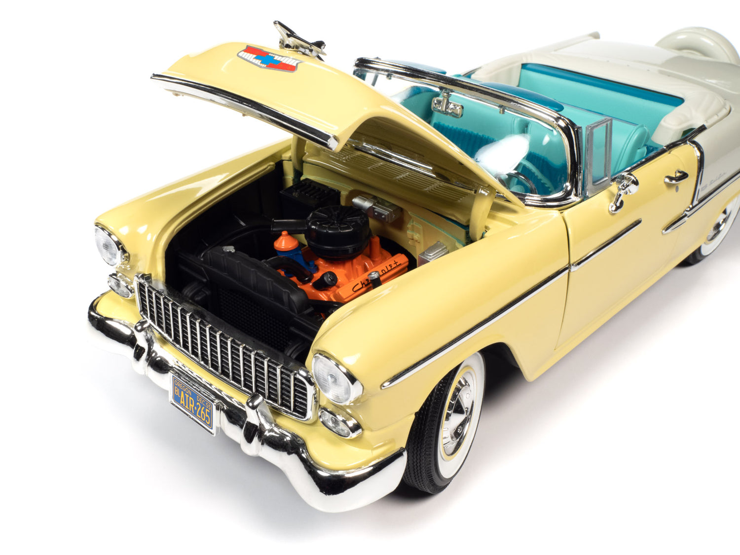 American Muscle 1955 Chevy Bel Air Convertible 1:18 Scale Diecast