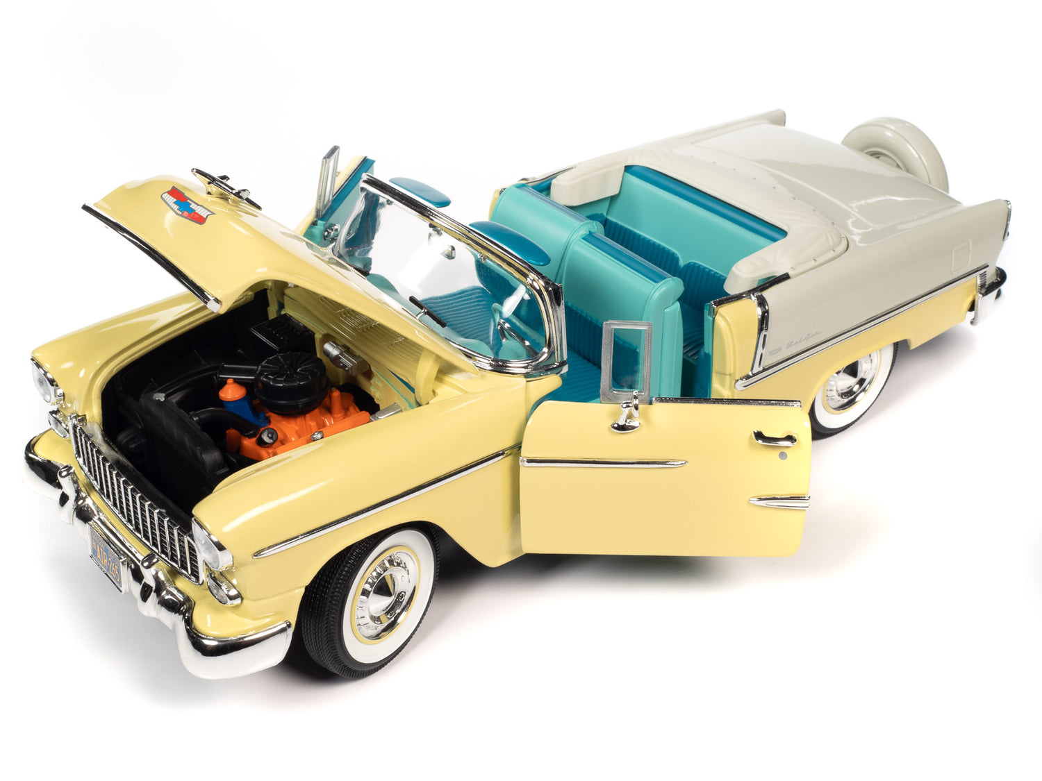 American Muscle 1955 Chevy Bel Air Convertible 1:18 Scale Diecast