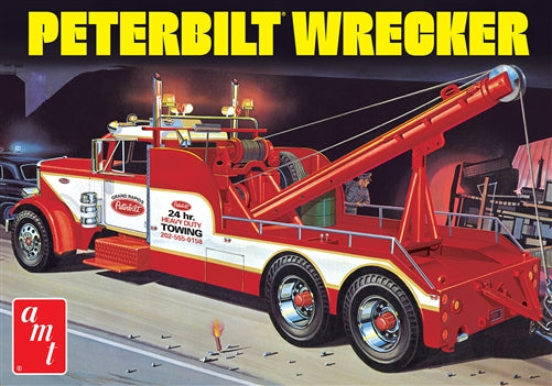 AMT Peterbilt 359 Wrecker 1:25 Scale Model Kit