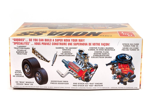 thumbnail image 2 of Skill 2 Model Kit 1972 Chevrolet Nova SS \"Pro Stocker\" 1/25 Scale Model 2 of 12