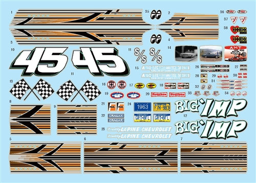 AMT 1963 Chevy Impala SS 1:25 Scale Model Kit