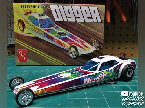 AMT Digger Dragster "Fooler Fueler" 1:25 Scale Model Kit