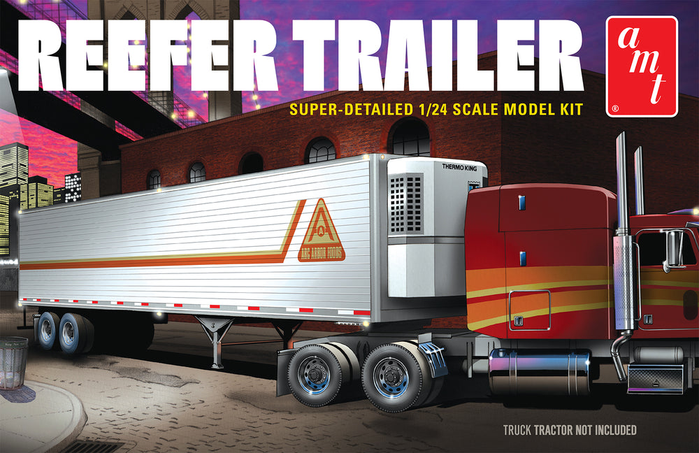 AMT Reefer Semi Trailer 1:24 Scale Model Kit (SALE042825)