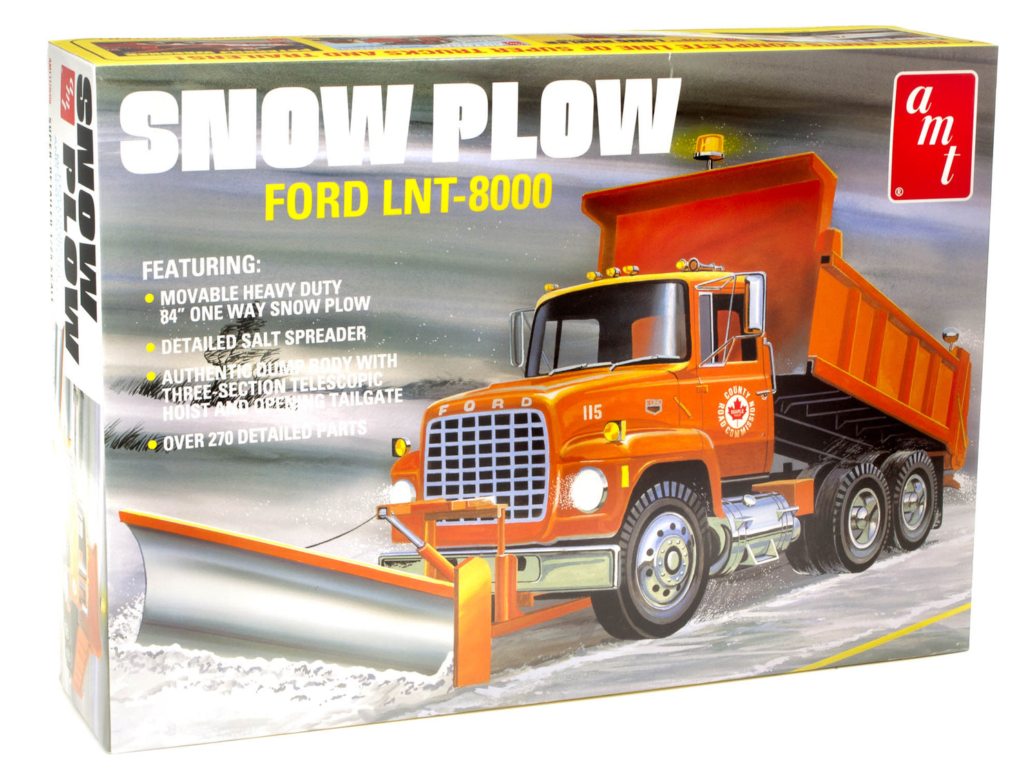 AMT Ford LNT-8000 Snow Plow 1:25 Scale Model Kit
