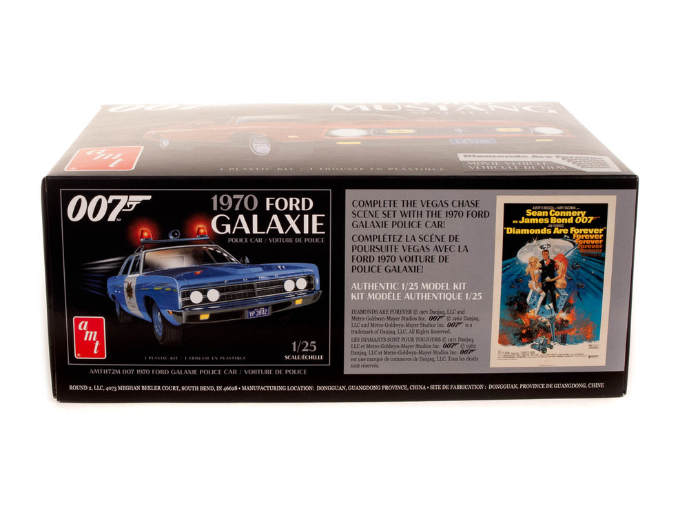 AMT James Bond 1971 Ford Mustang Mach I 1:25 Scale Model Kit