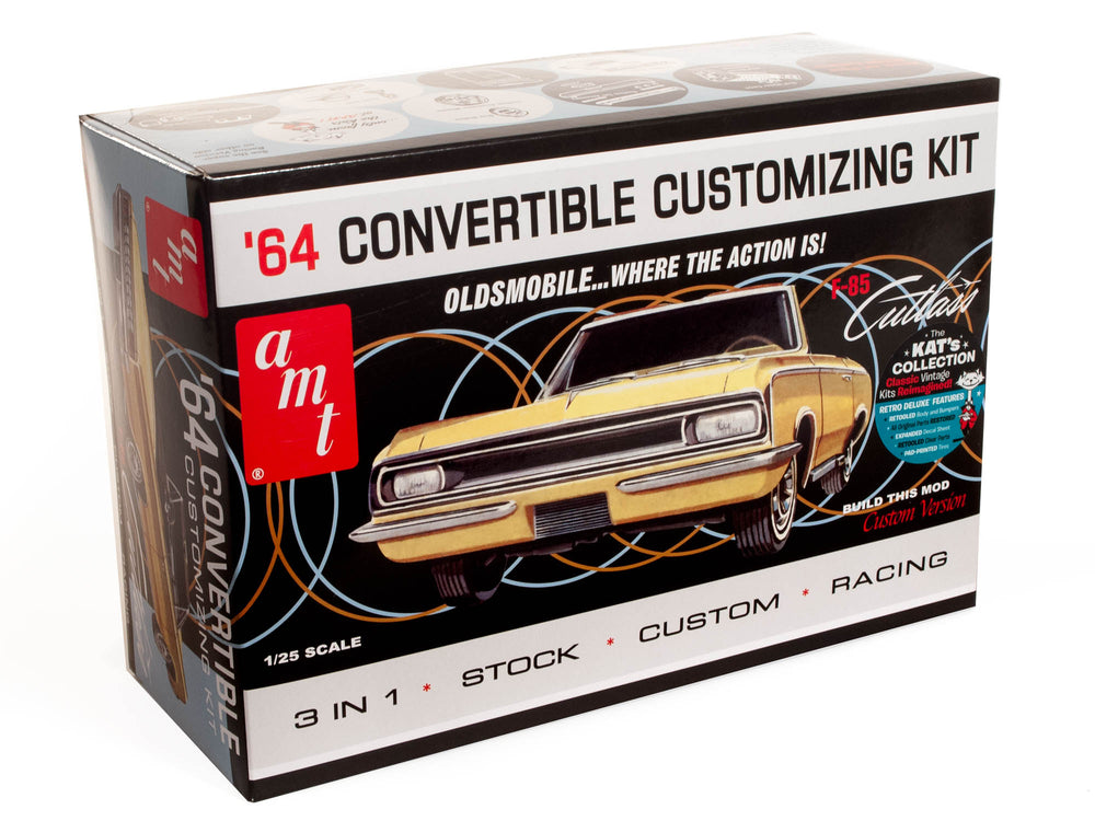 AMT 1964 Olds Cutlass F-85 Convertible 1:25 Scale Model Kit