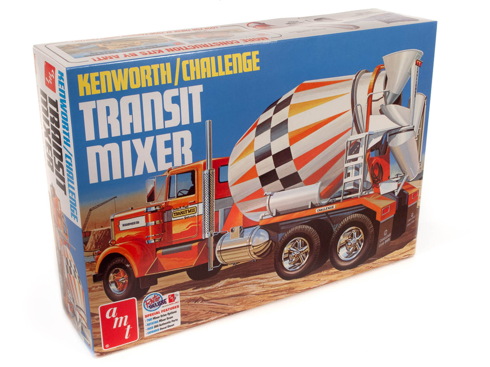AMT Kenworth /Challenge Transit Cement Mixer 1:25 Scale Model Kit