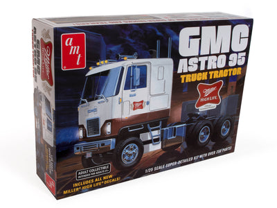 AMT GMC Astro 95 Semi Tractor (Miller Beer) 1:25 Scale Model Kit