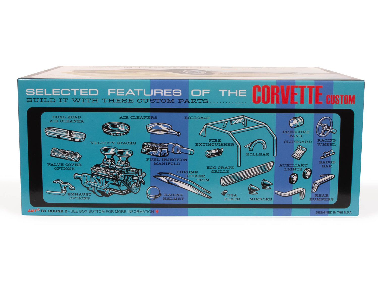 AMT 1968 Chevy Corvette Custom 1:25 Scale Model Kit
