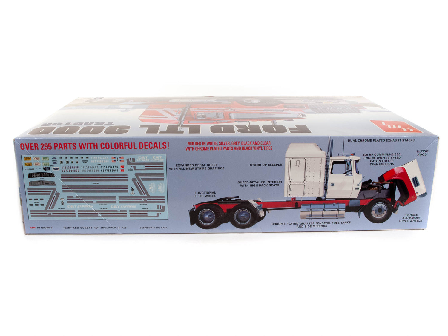 AMT Ford LTL 9000 Semi Tractor 1:24 Scale Model Kit