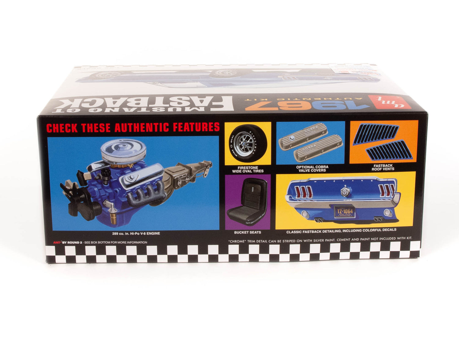 AMT 1967 Ford Mustang GT Fastback 1:25 Scale Model Kit