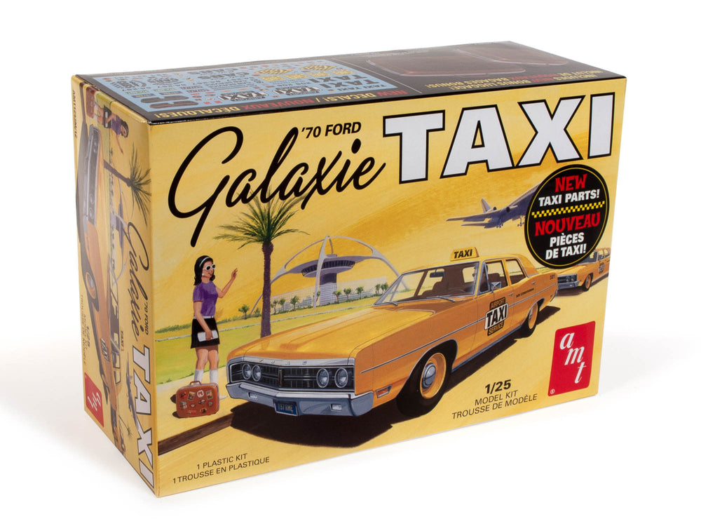 AMT 1970 Ford Galaxie Taxi 1:25 Scale Model Kit