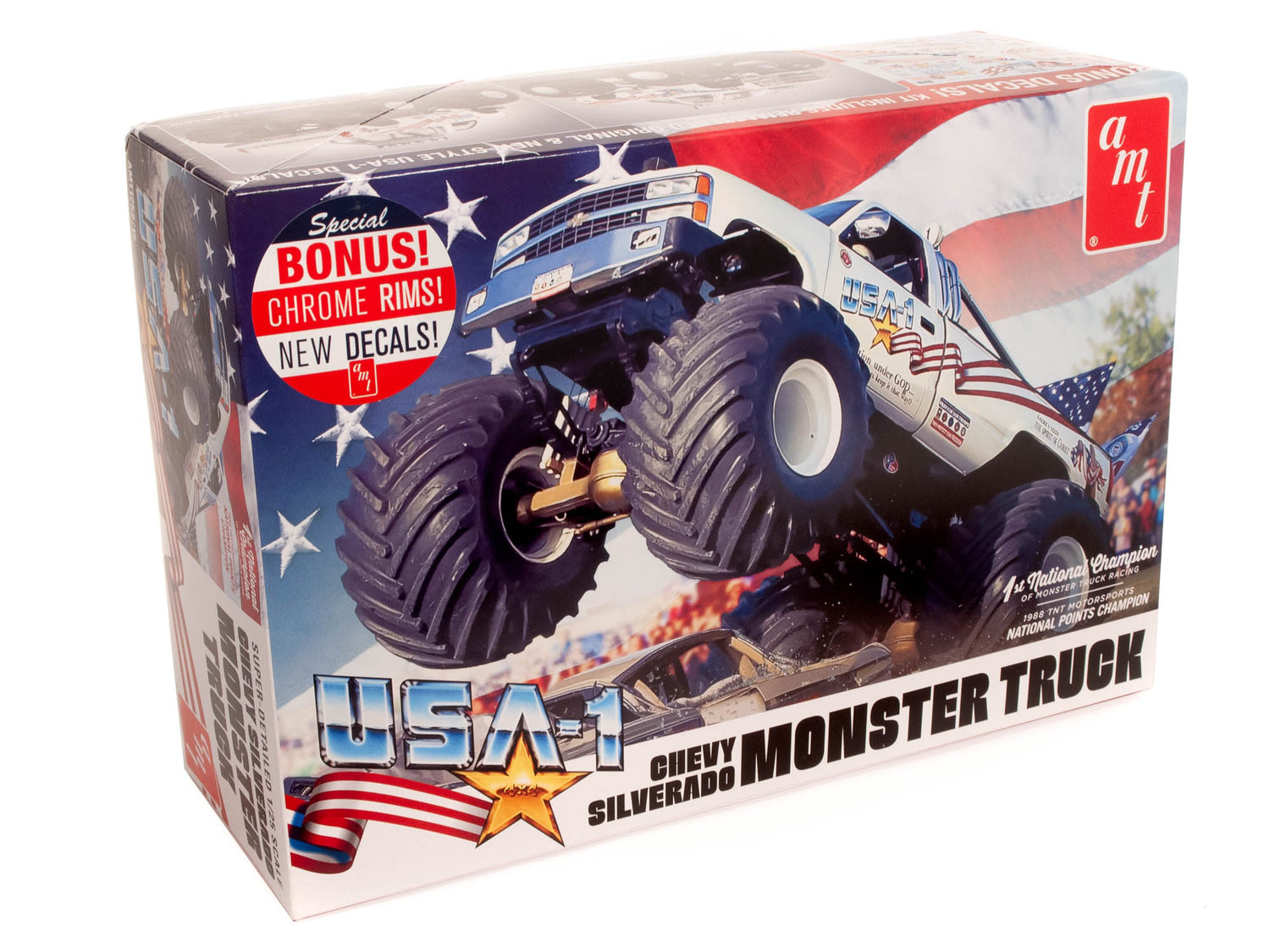 AMT USA-1 Chevy Silverado Monster Truck 1:25 Scale Model Kit