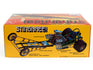 Blown Engine, Super-long Frame, Dragster-Type Front Wheel/Tire Assembly, Zoomie Megaphone Headers, Mag Wheels Monster Slicks